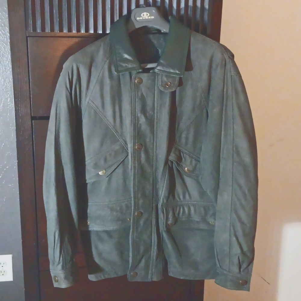 Suede and Leather Coat